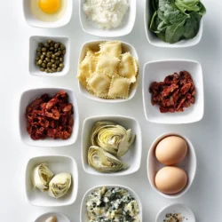 Ingredients for Italian Ravioli Delight