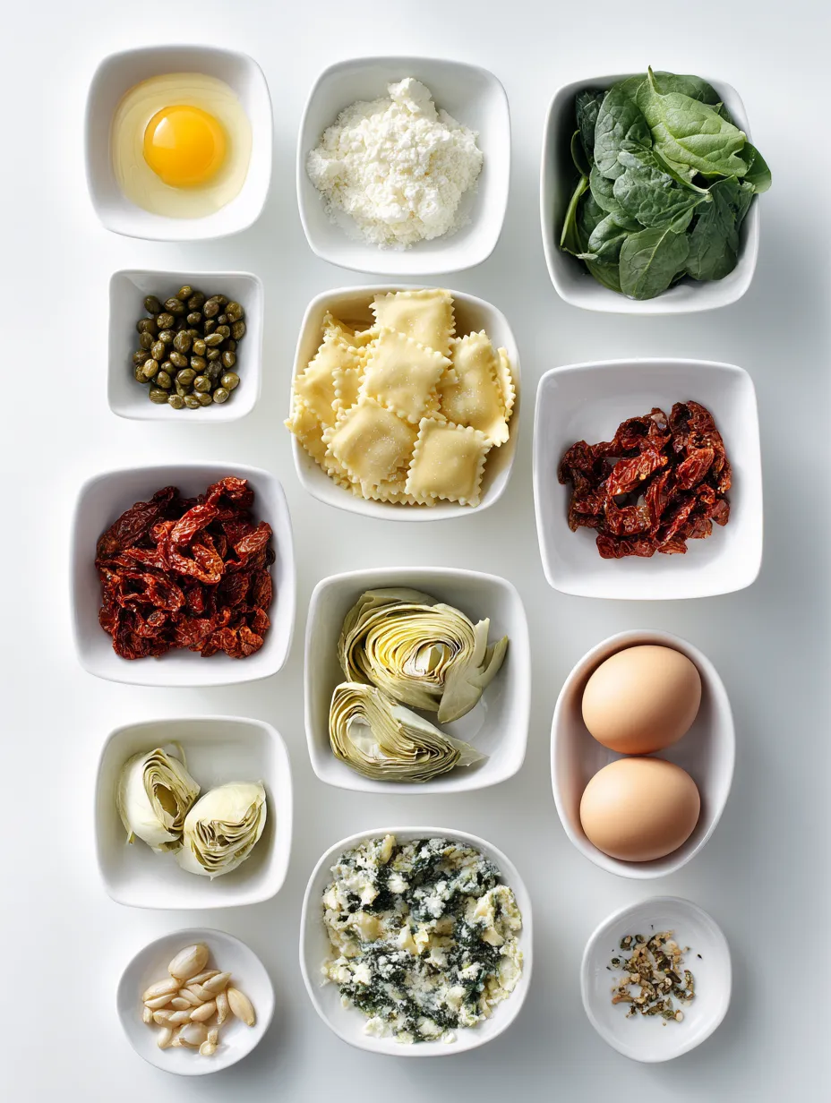 Ingredients for Italian Ravioli Delight
