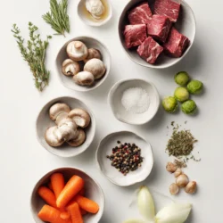Ingredients for Melt-in-Your-Mouth Instant Pot Beef Stew Recipe