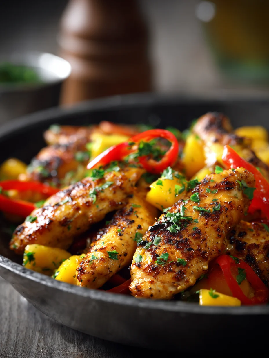 This sweet heat mango chicken - trendy summer dinner is a simple dinner recipe made with everyday ingredients. Perfect for busy days and family meals.