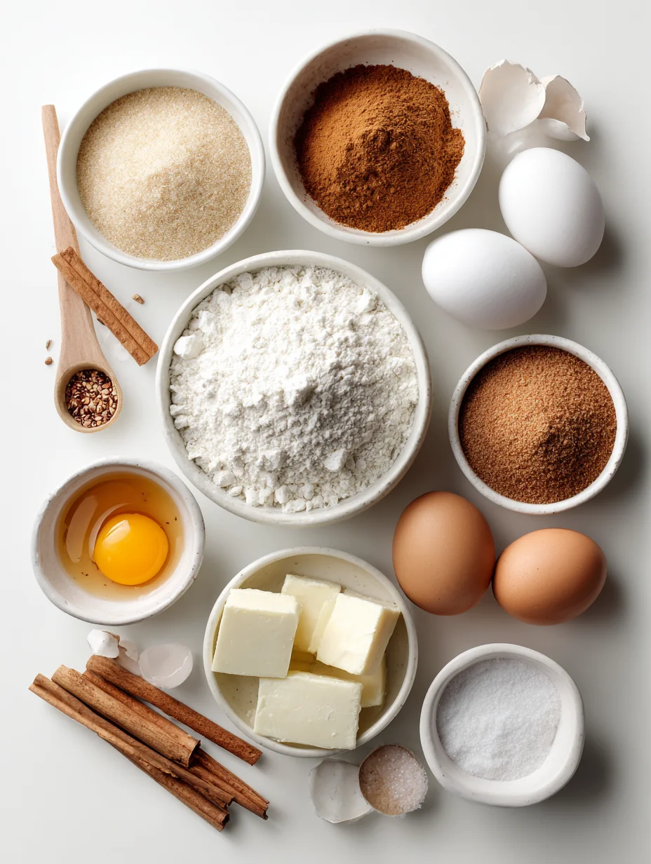 Ingredients for Welcome to the delightful world of Snickerdoodle Muffins Del