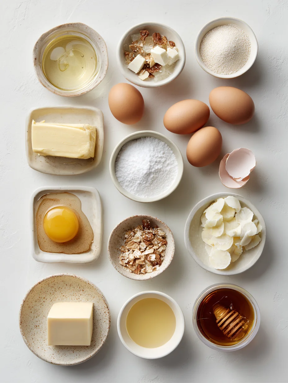 Ingredients for Crispy French Toast Chicken Sandwich with Maple Drizzle & Cr