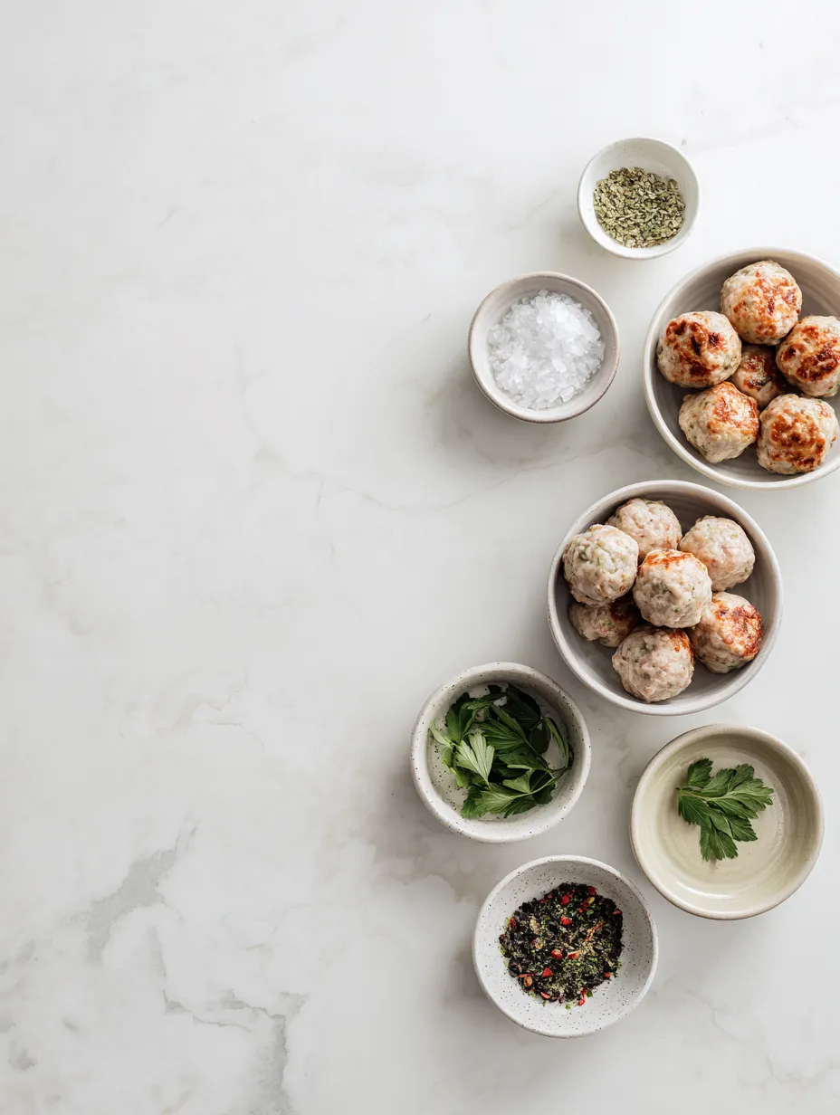 Ingredients for Spicy Thai Chicken Meatballs: A Flavorful Adventure