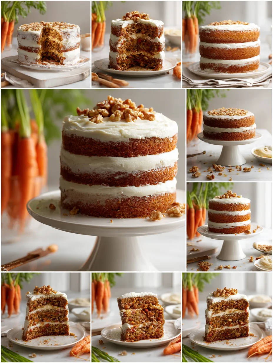 Step by step instructions for Delightful Classic Carrot Cake
