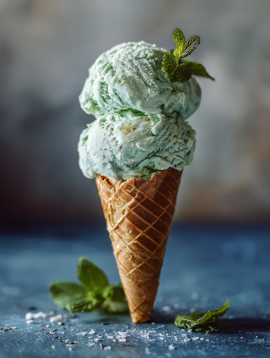 This refreshing homemade fresh mint ice cream is a simple dessert recipe made with everyday ingredients. Perfect for busy days and family meals.