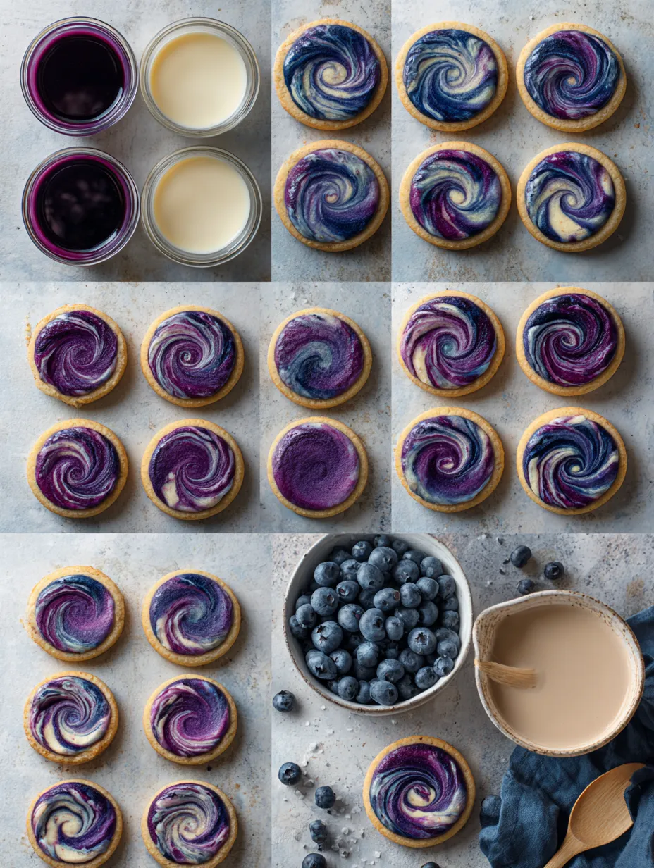 Step by step instructions for Blueberry Cheesecake Swirl Cookies: A Detailed Recipe Guide