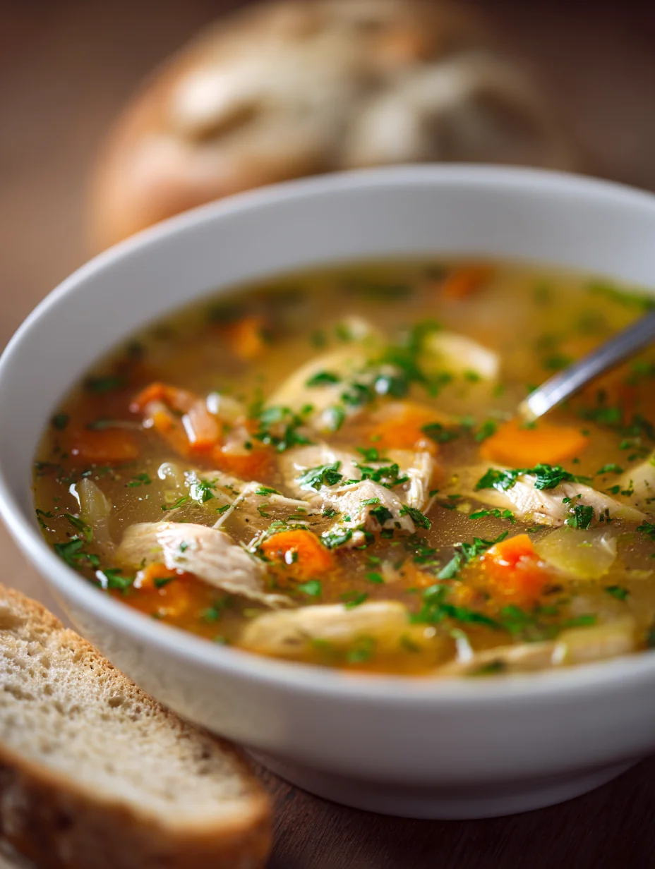 This hearty chicken vegetable soup: a comforting classic is a simple dinner recipe made with everyday ingredients. Perfect for busy days and family meals.