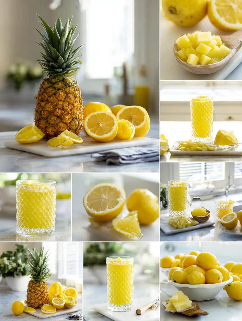Step by step instructions for The Ultimate Pineapple Lemon Drop Recipe: A Refreshing Cocktail Experience