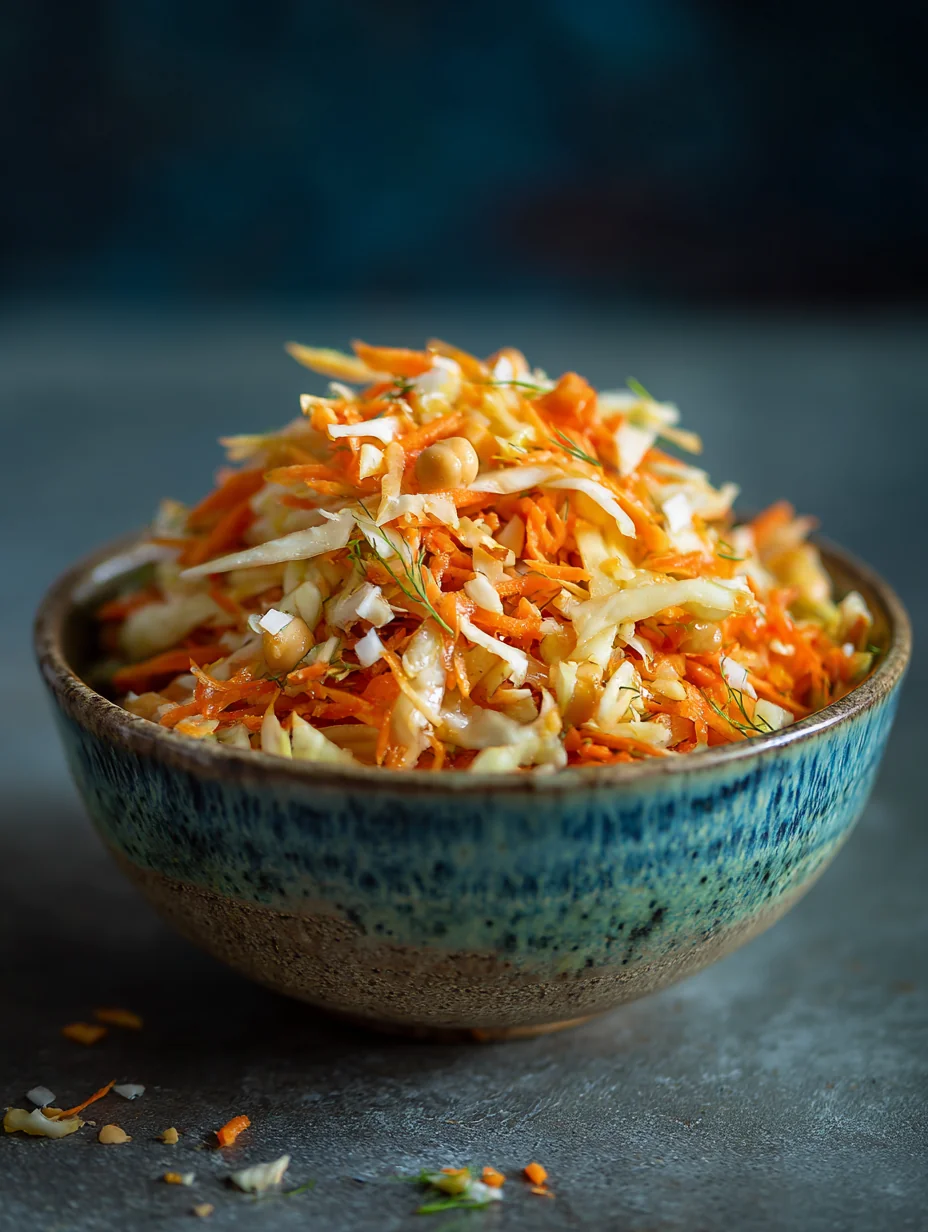This zesty chickpea & carrot slaw for spring lunch is a simple lunch recipe made with everyday ingredients. Perfect for busy days and family meals.