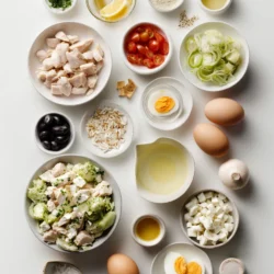 Ingredients for The Creamy Chicken Salad: A Fresh Take on a Classic Dish