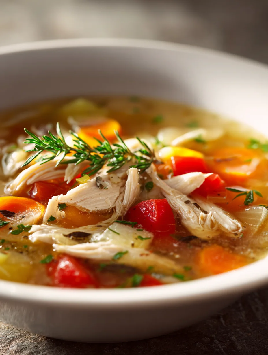 This hearty chicken vegetable soup: a comforting classic is a simple dinner recipe made with everyday ingredients. Perfect for busy days and family meals.