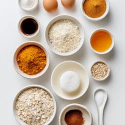 Ingredients for Pumpkin Spice Rice Krispie Donuts