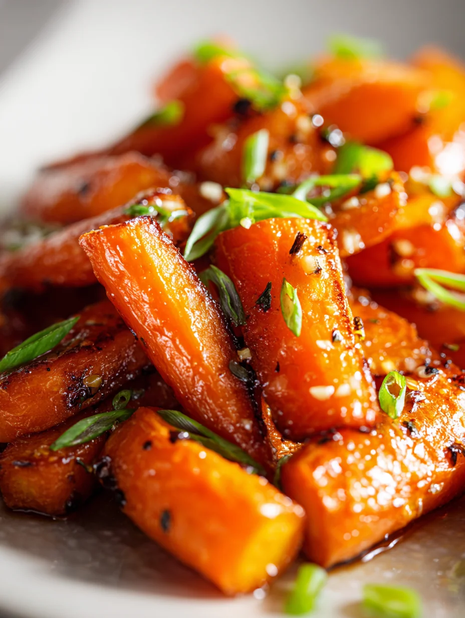 This honey garlic carrots - sweet and savory roasted carrot side dish is a simple dinner recipe made with everyday ingredients. Perfect for busy days and family meals.