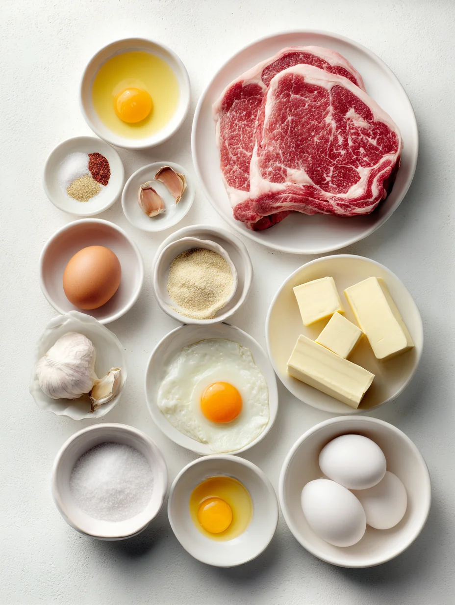 Ingredients for Easy Apricot Ginger Steakhouse Pork Chops are a delightful d