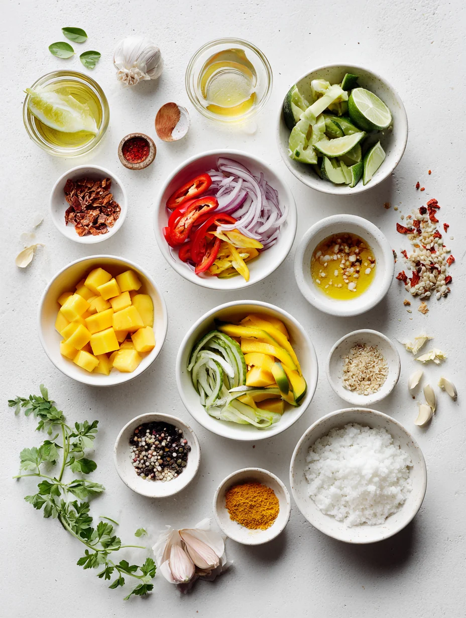 Ingredients for Sweet Heat Mango Chicken: A Perfect Blend of Sweetness and Spice