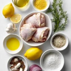 Ingredients for Juicy Air Fryer Chicken Thighs