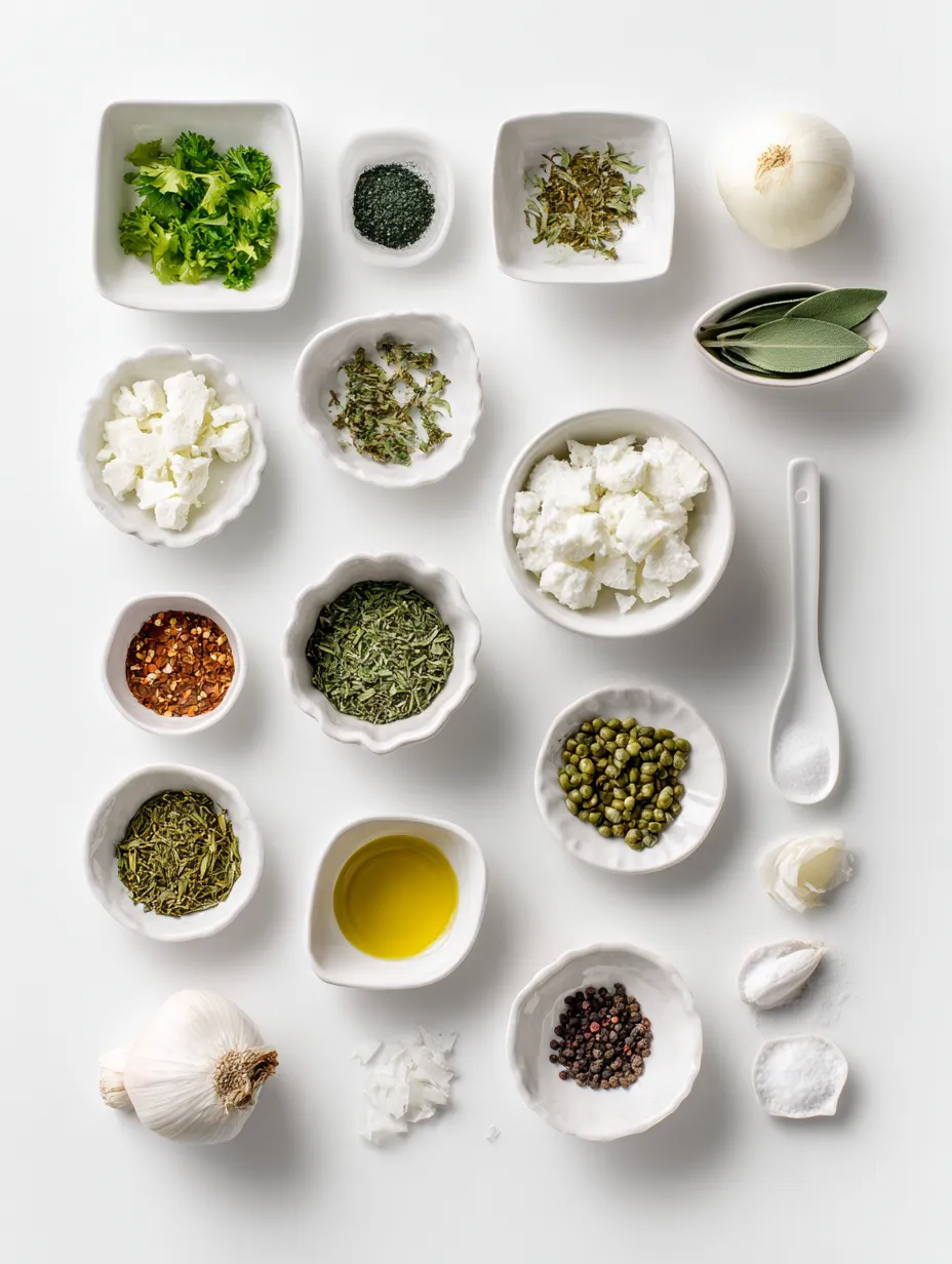 Ingredients for Crispy Veggie Patties