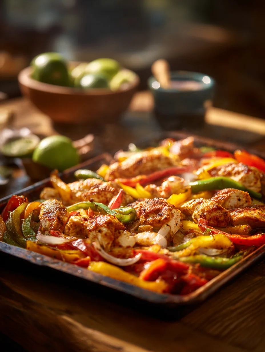 This sheet pan chicken fajita bowls - family-friendly dinner is a simple dinner recipe made with everyday ingredients. Perfect for busy days and family meals.