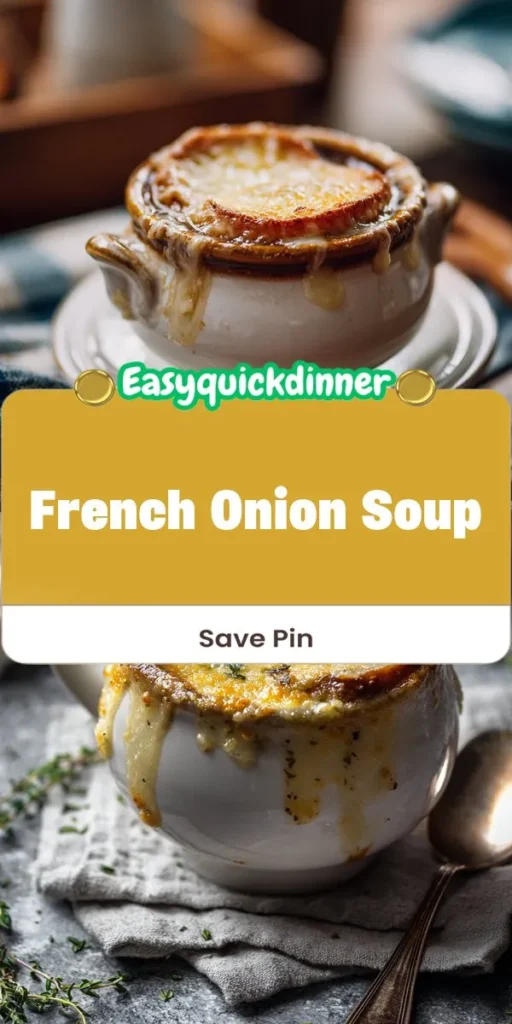 This french onion soup is a simple dinner recipe made with everyday ingredients. Perfect for busy days and family meals.