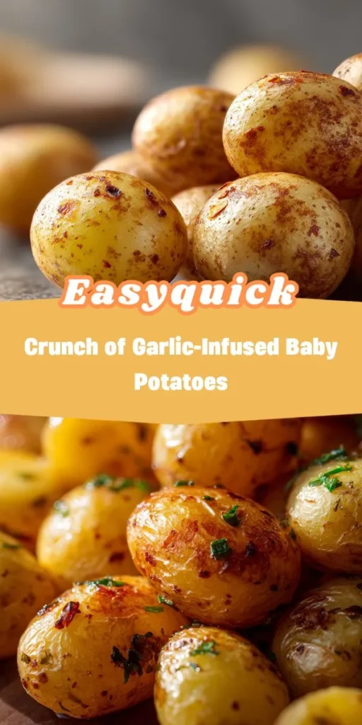 This crunch of garlic-infused baby potatoes is a simple dinner recipe made with everyday ingredients. Perfect for busy days and family meals.