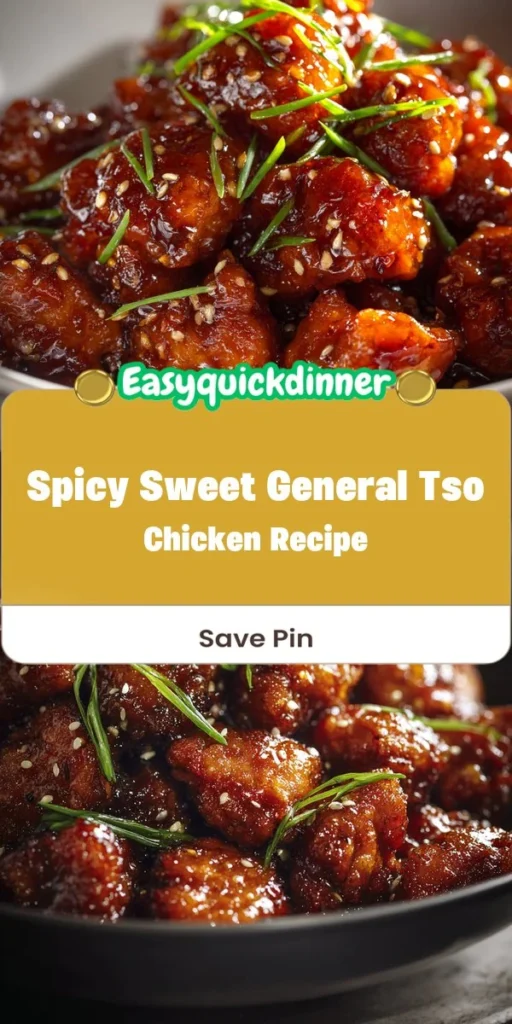This spicy sweet general tso chicken recipe is a simple dinner recipe made with everyday ingredients. Perfect for busy days and family meals.