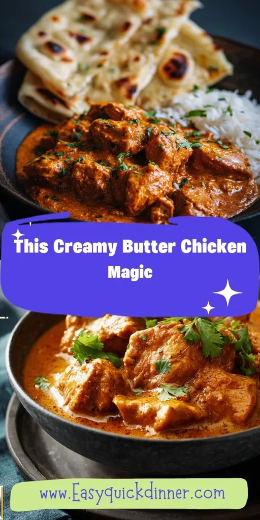 This this creamy butter chicken magic is a simple dinner recipe made with everyday ingredients. Perfect for busy days and family meals.