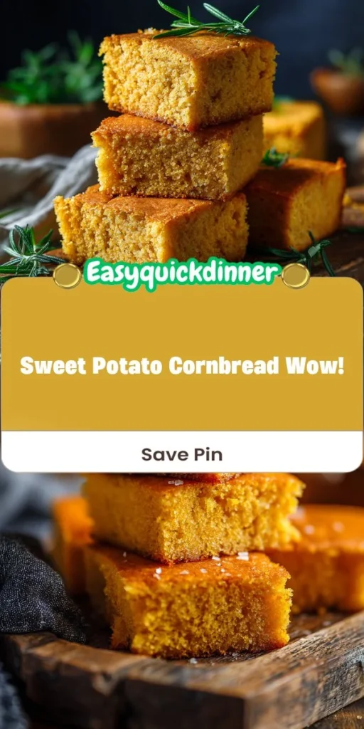 This sweet potato cornbread wow! is a simple dinner recipe made with everyday ingredients. Perfect for busy days and family meals.