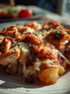 Greek Lemon Chicken Potato Bake Recipe Mediterranean Dinner