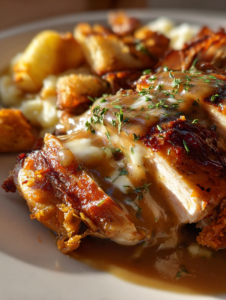 Herb Ranch Chicken with Creamy Gravy