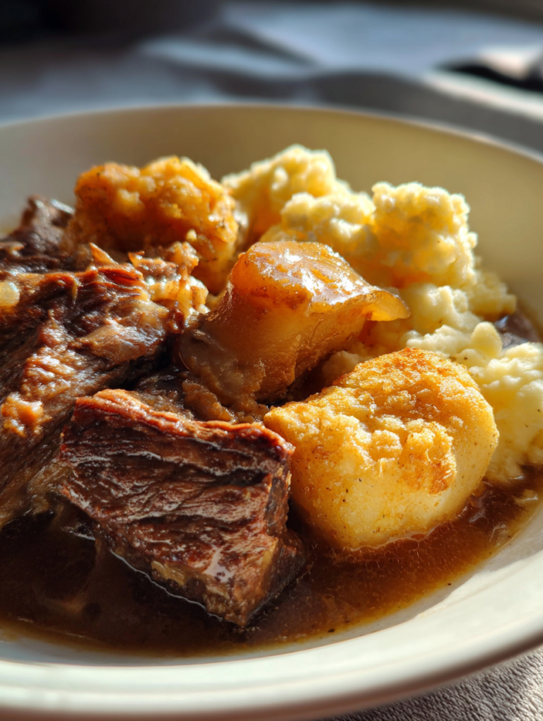Old-Fashioned Slow-Cooked Beef Stew