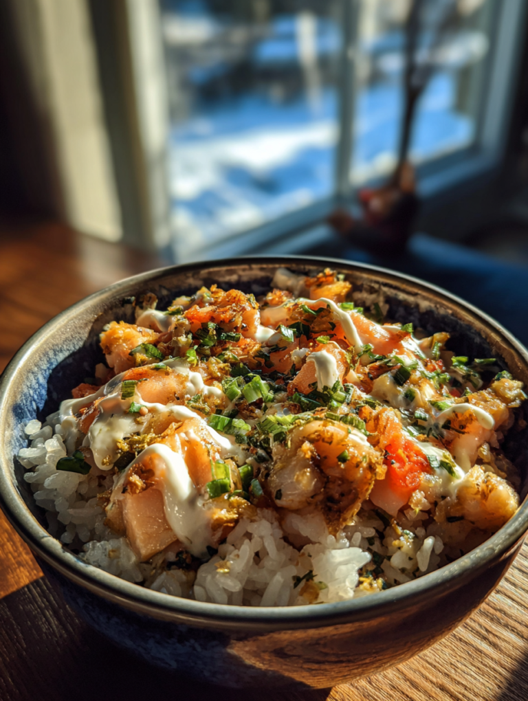 Salmon Rice Bowl Recipe Emily Mariko Viral Lunch