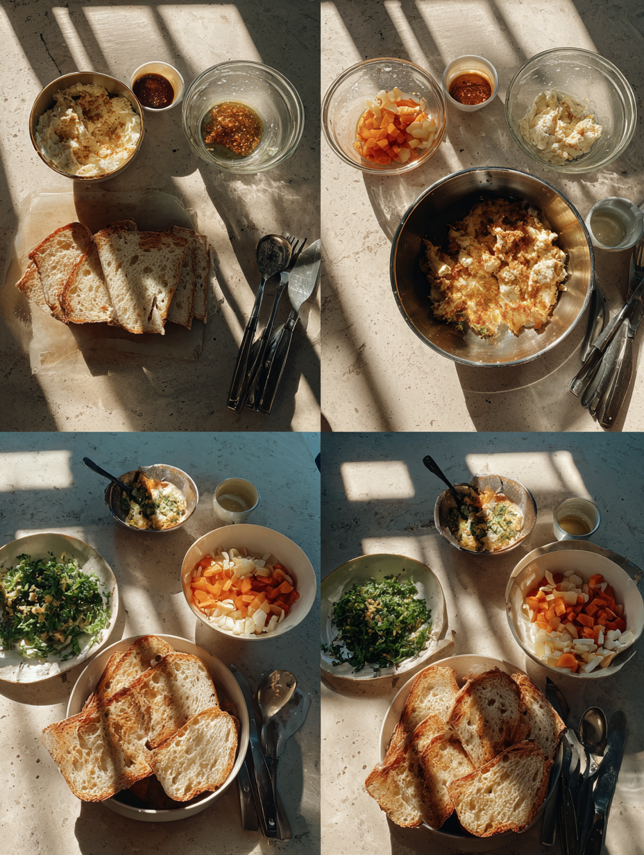 Steps for Hot Honey Whipped Feta Dip Recipe Viral Party Dip