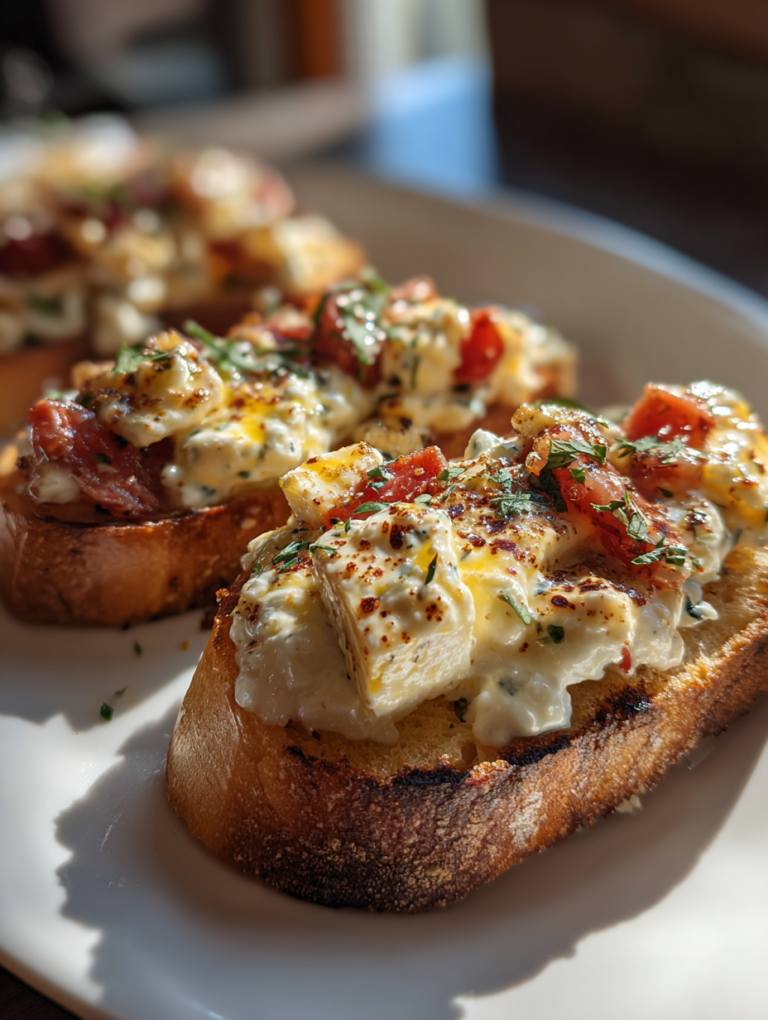 Whipped Cottage Cheese Bruschetta Recipe High Protein Dip