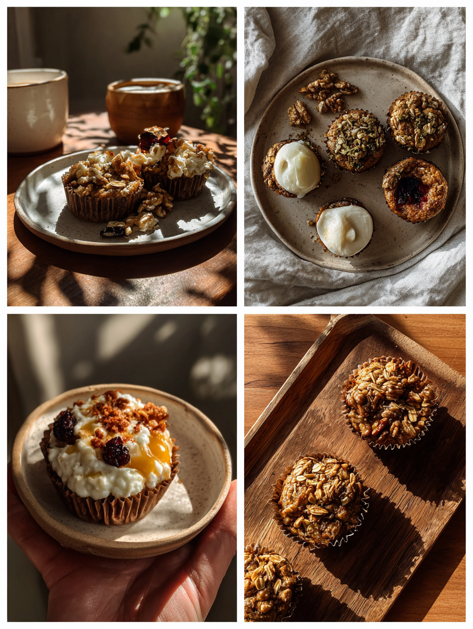 Steps for Greek Yogurt Protein Muffins Recipe Meal Prep Breakfast