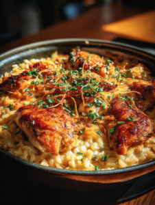 French Onion Chicken Rice Bake Comforting Weeknight Meal