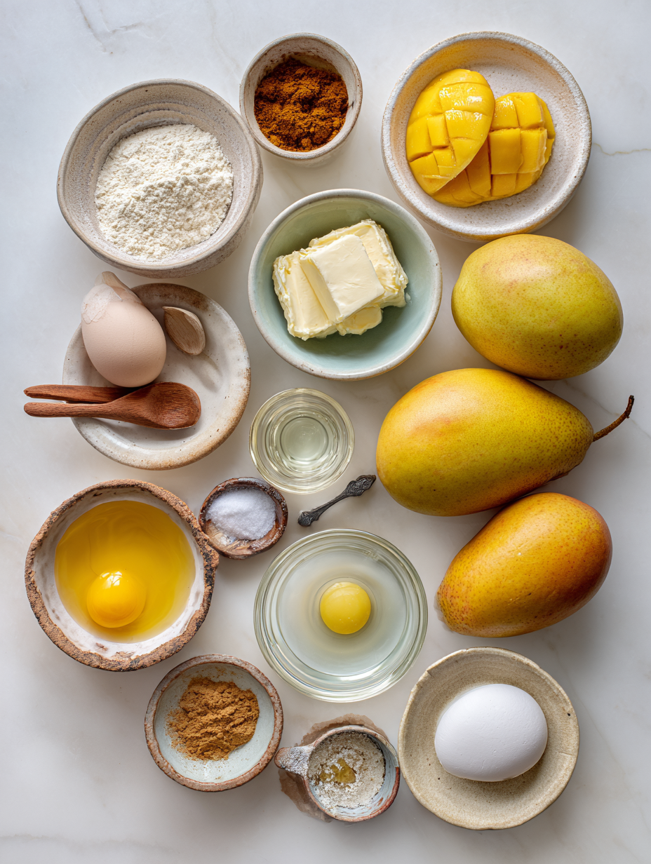 Ingredients for Indulge in Paradise Tropical Mango Pineapple Smoothie Recipe