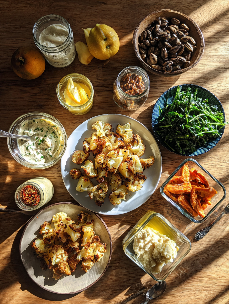 Ingredients for Smashed Potatoes with Garlic Aioli Recipe Crispy Appetizer