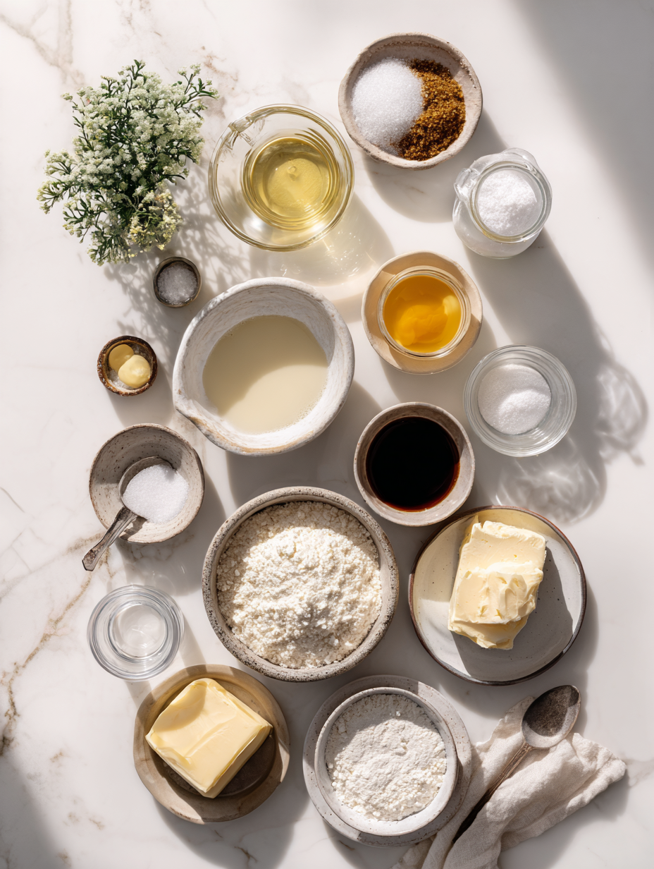 Ingredients for Vanilla Iced Latte Recipe A Refreshing Blend of Espresso Van