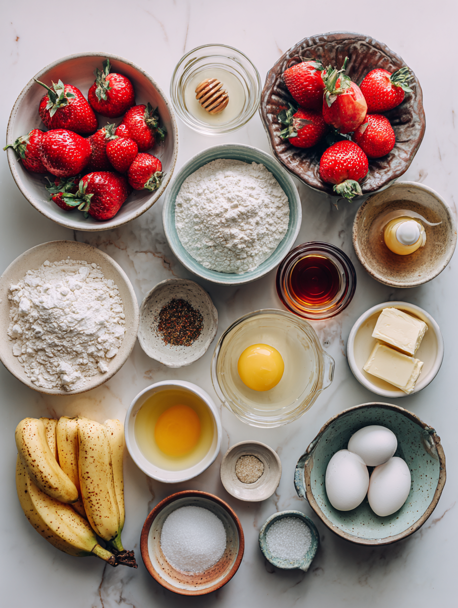 Ingredients for Why This Strawberry Banana Smoothie Recipe Will Be Your New