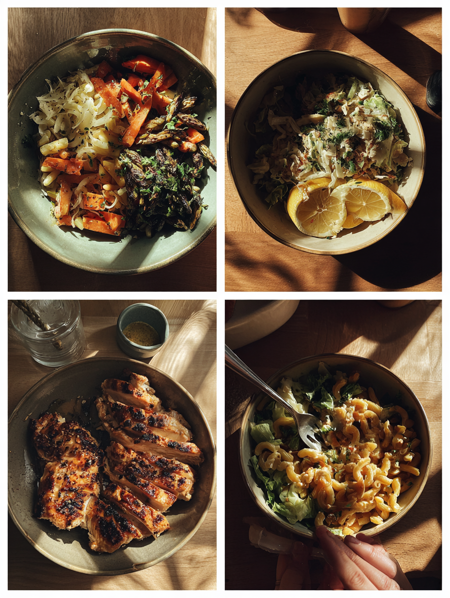 Steps for Grilled Lemon Garlic Chicken Meal Prep Bowls