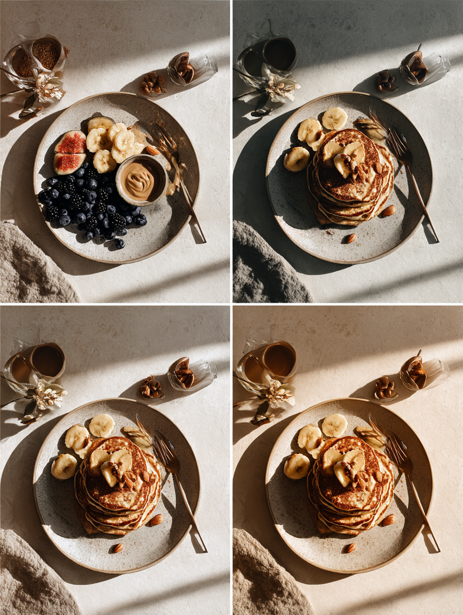 Steps for Balanced Protein Pancakes with Almond Butter