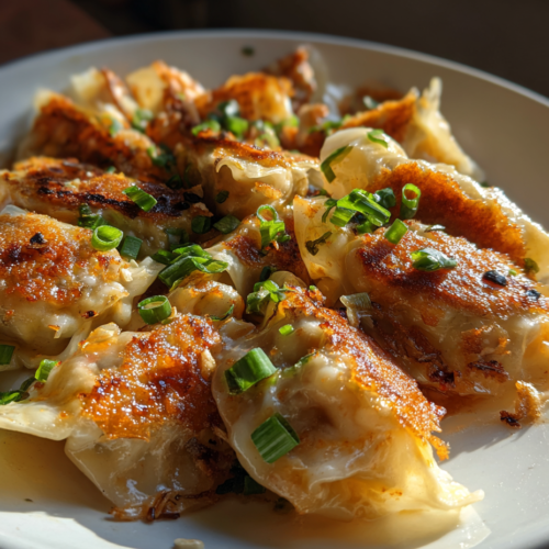 Smashed Gyoza Recipe Viral TikTok Dinner