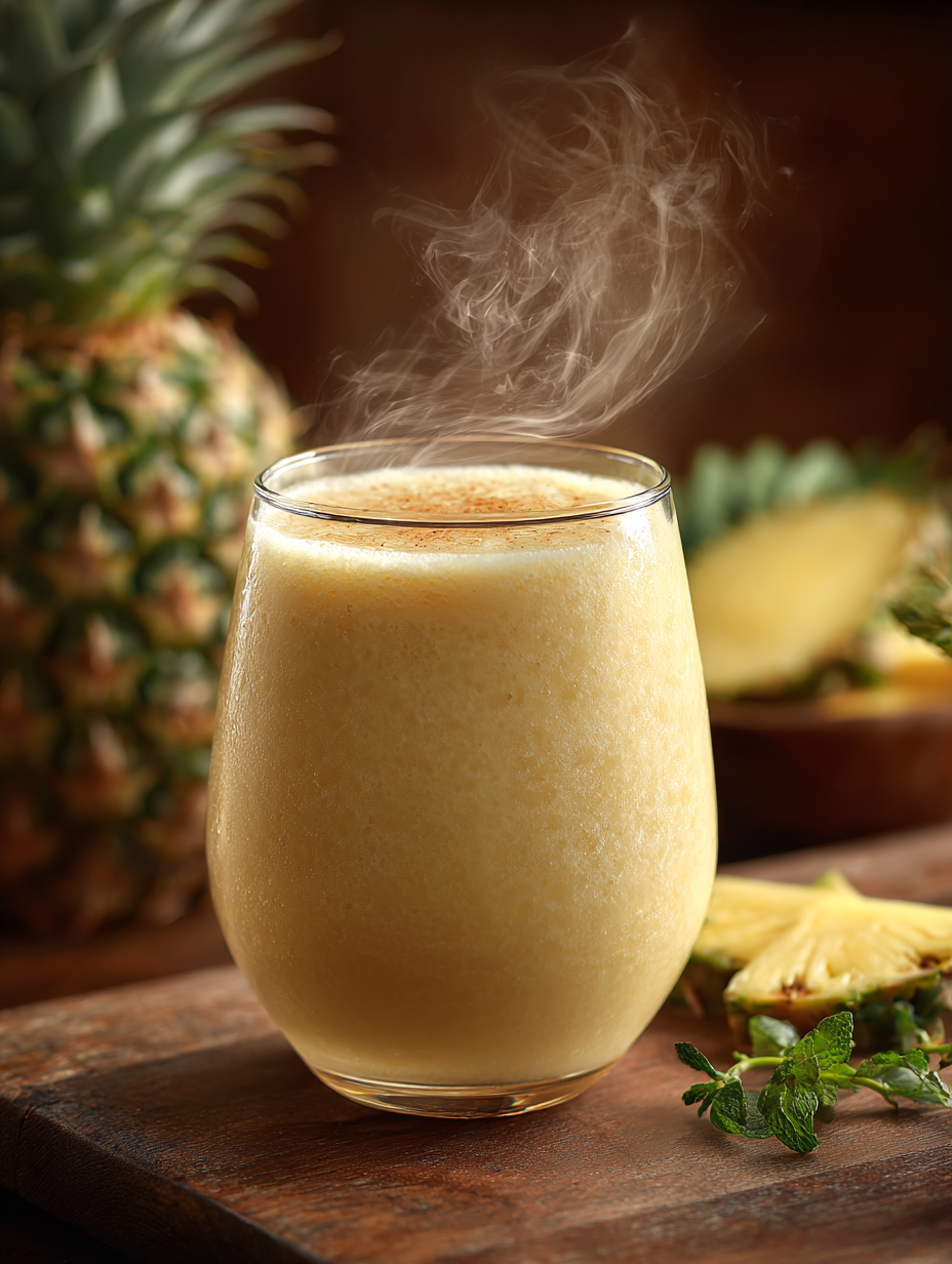 Tropical Pineapple Coconut Smoothie Recipe