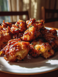 Caramelized Honey Garlic Chicken Bites
