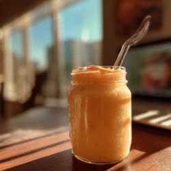 Peach Strawberry Smoothie Recipe Sweet Fruit Drink