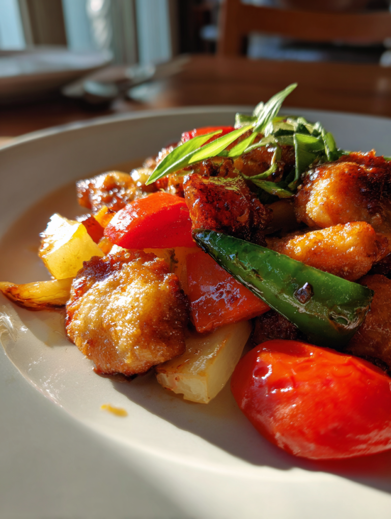 Sheet Pan Chicken with Rainbow Vegetables