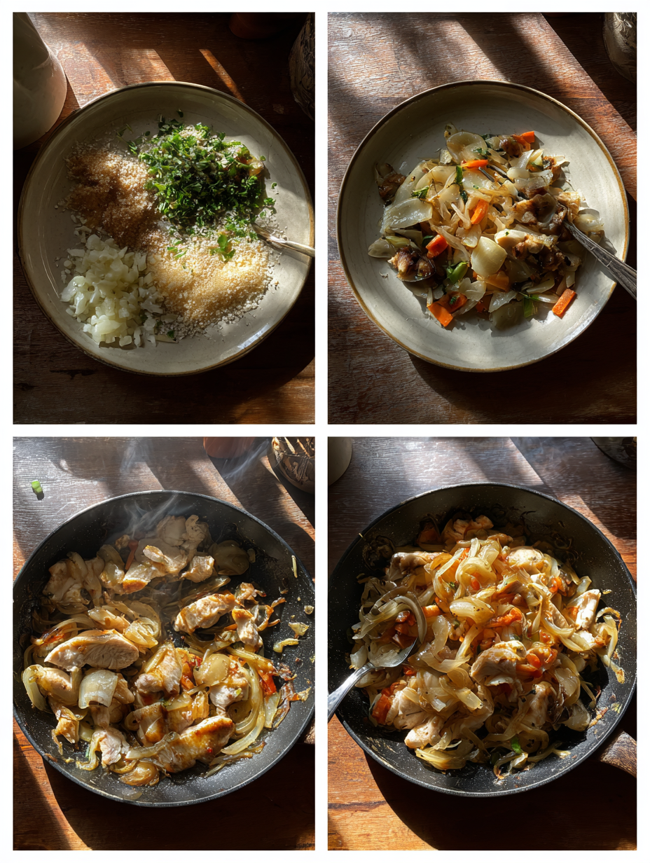 Steps for One Pan French Onion Chicken Recipe Easy Comfort Dinner