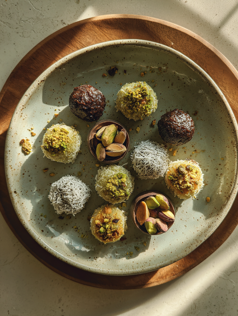 Ingredients for Pistachio Kataifi Chocolate Bites Recipe Dubai Viral Appetiz