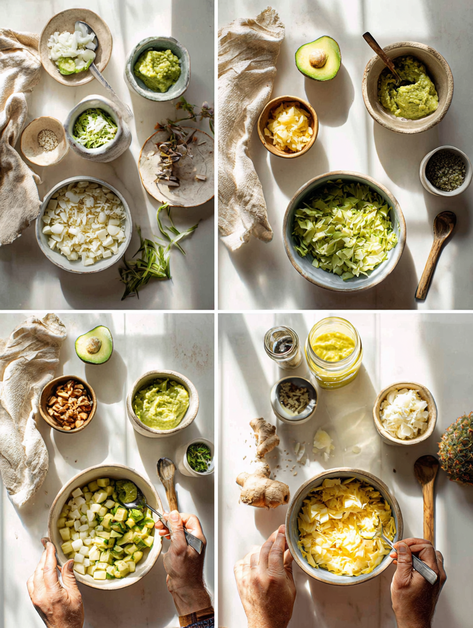 Step by step instructions for Tropical Green Smoothie Recipe A Taste of Paradise in Every