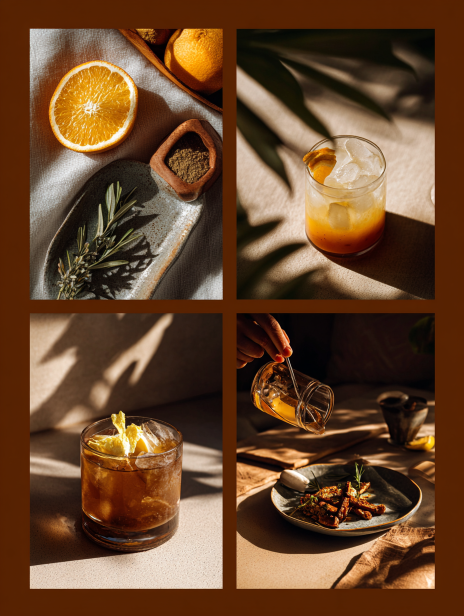 Steps for Orange Sunrise Mocktail Recipe Layered Summer Drink